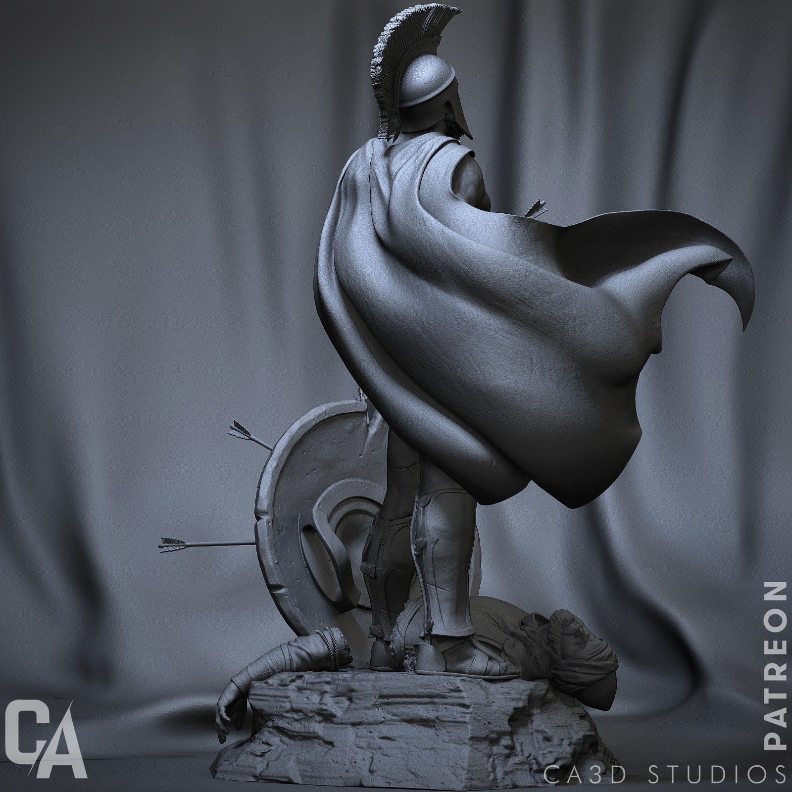 Leonidas 1/12 Non peint