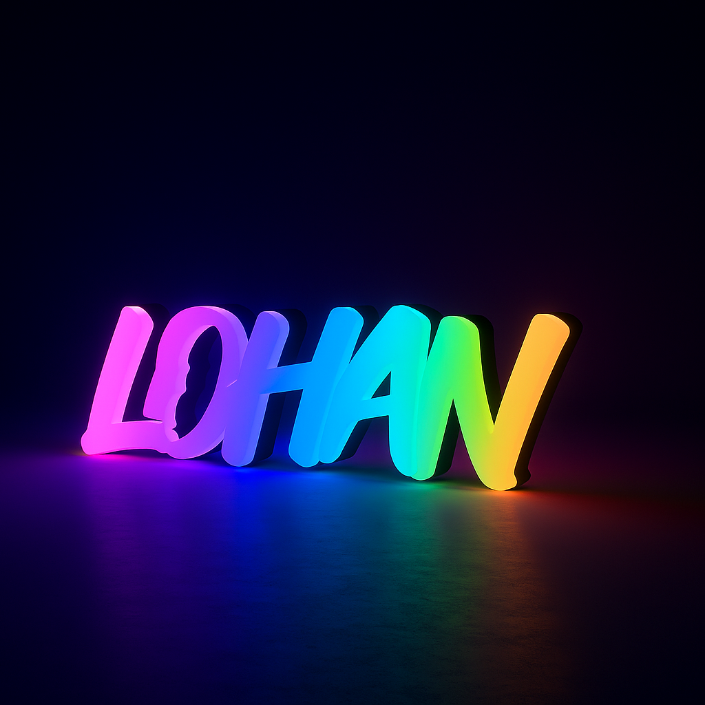 Enseigne lumineuse néon led personnalisée sur mur