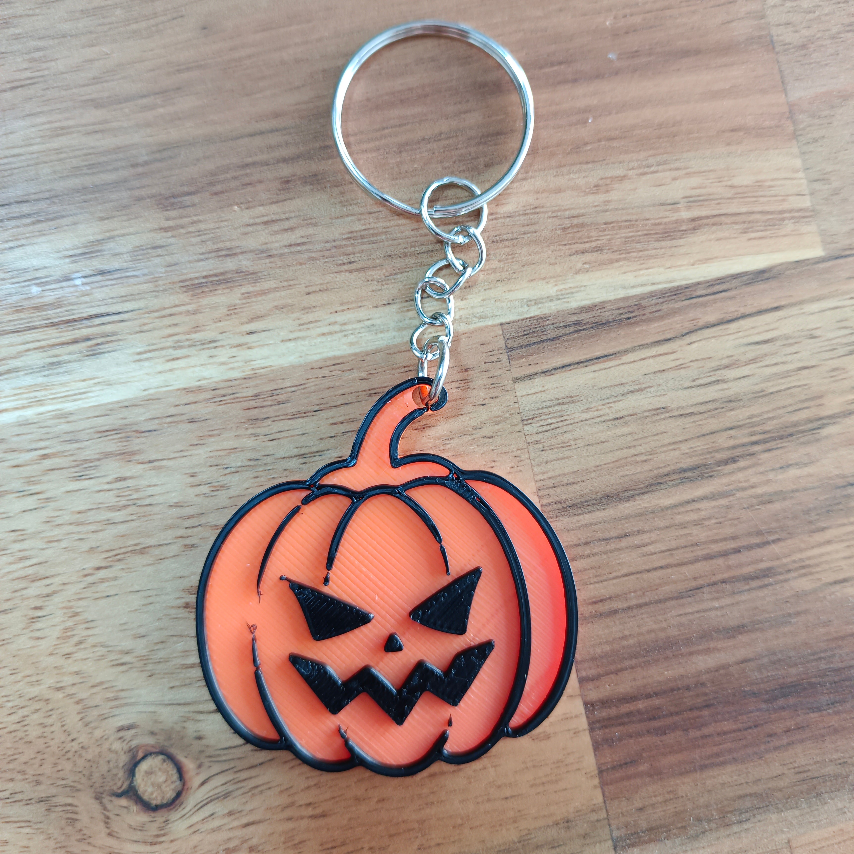 Porte clé citrouille