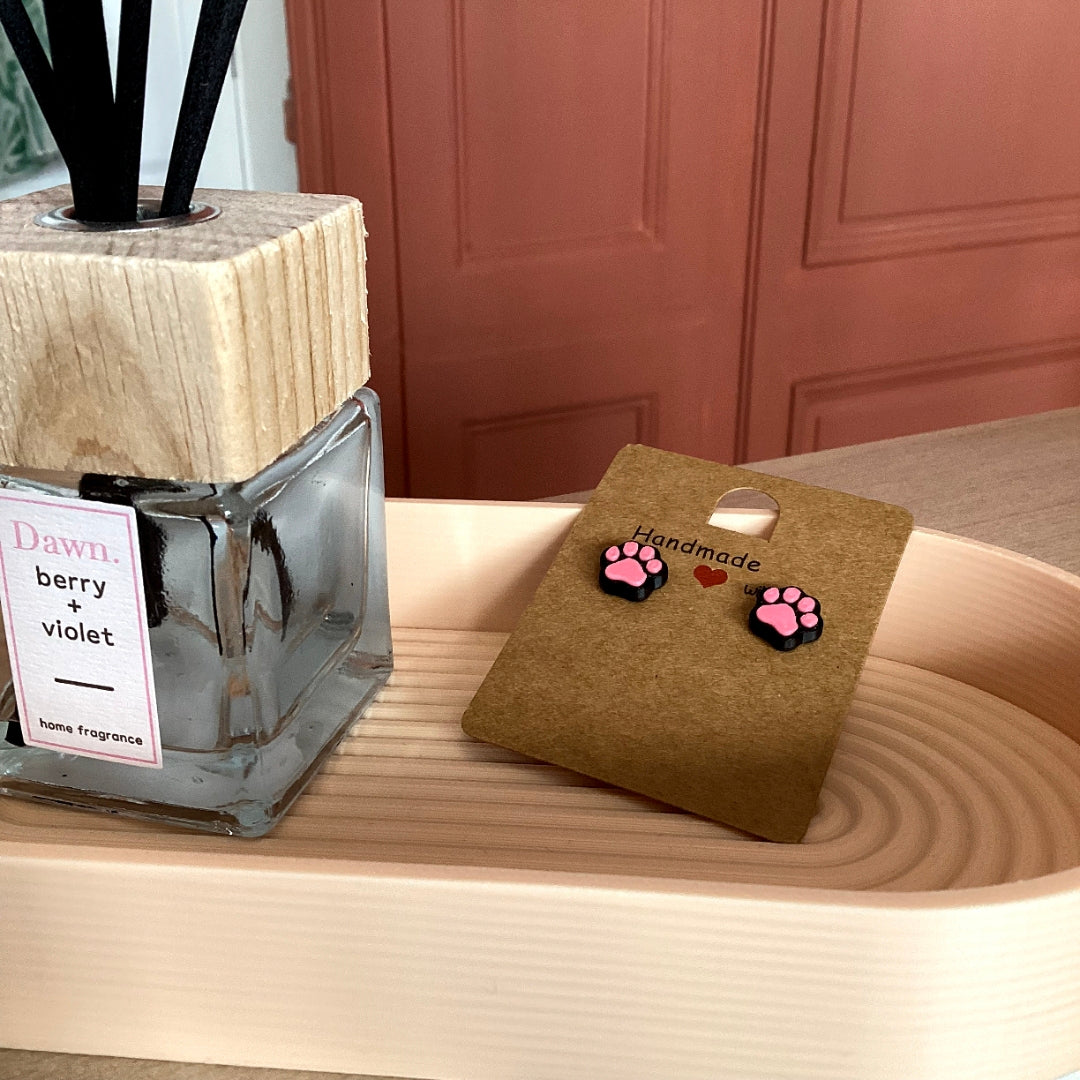 Boucles d'oreilles patte de chat