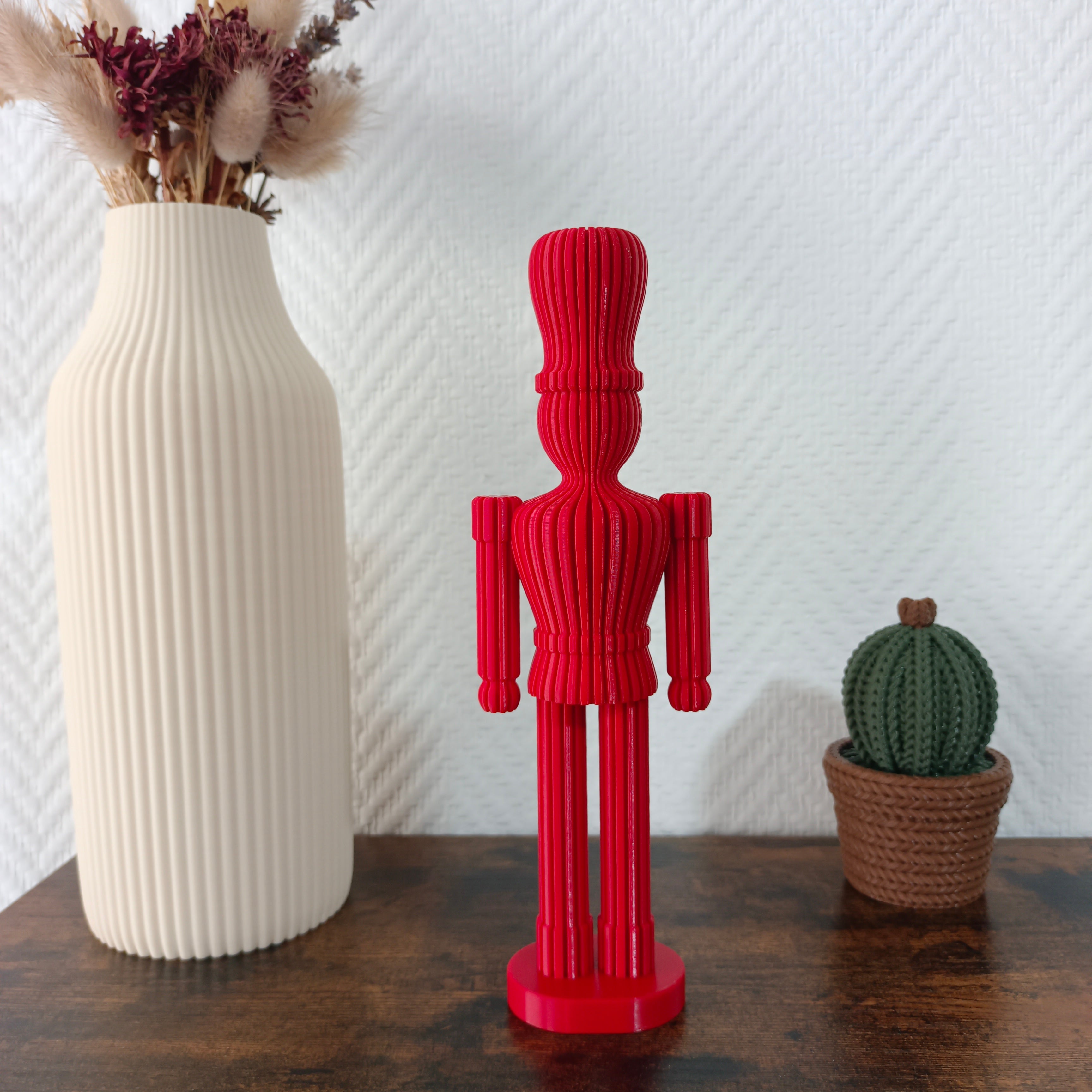 Statuette casse-noisette soldat décoration noël moderne