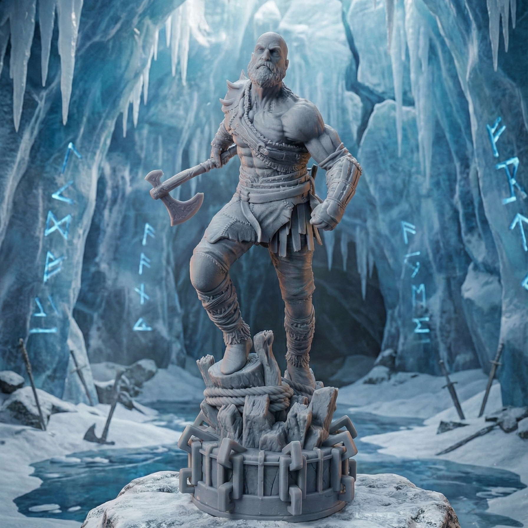 Figurine Kratos - Non peinte