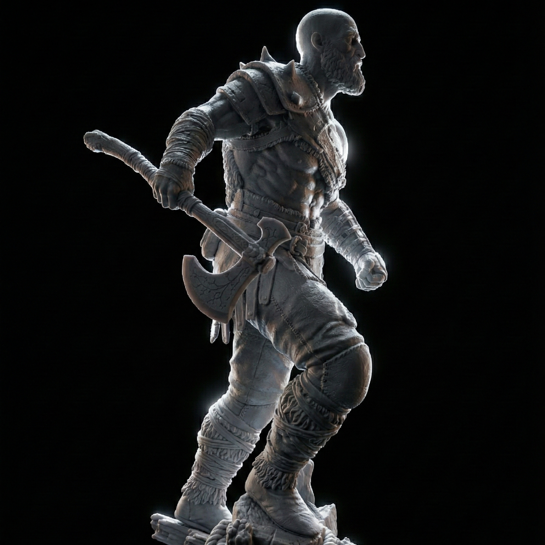 Figurine Kratos - Non peinte