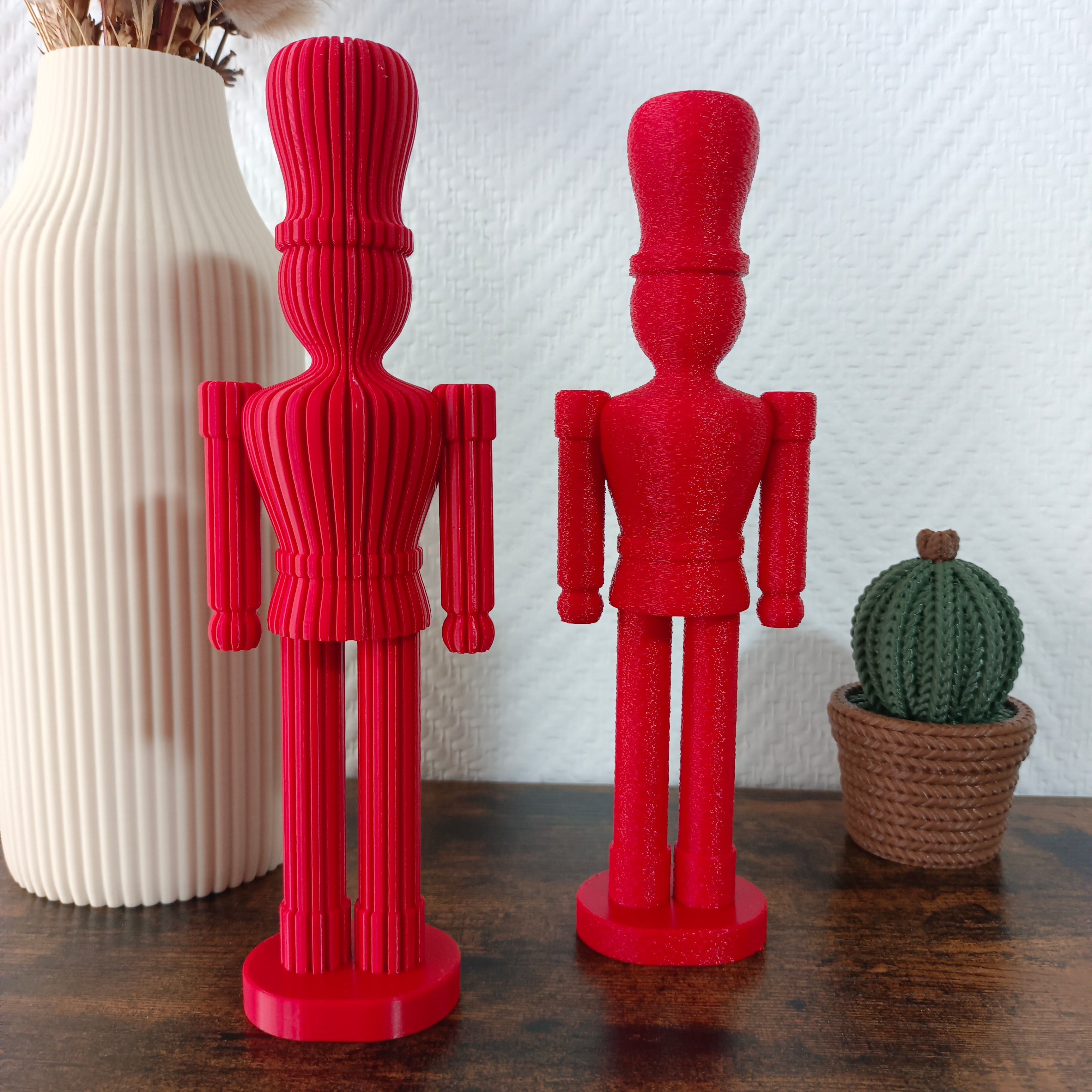 Statuette casse-noisette soldat décoration noël moderne