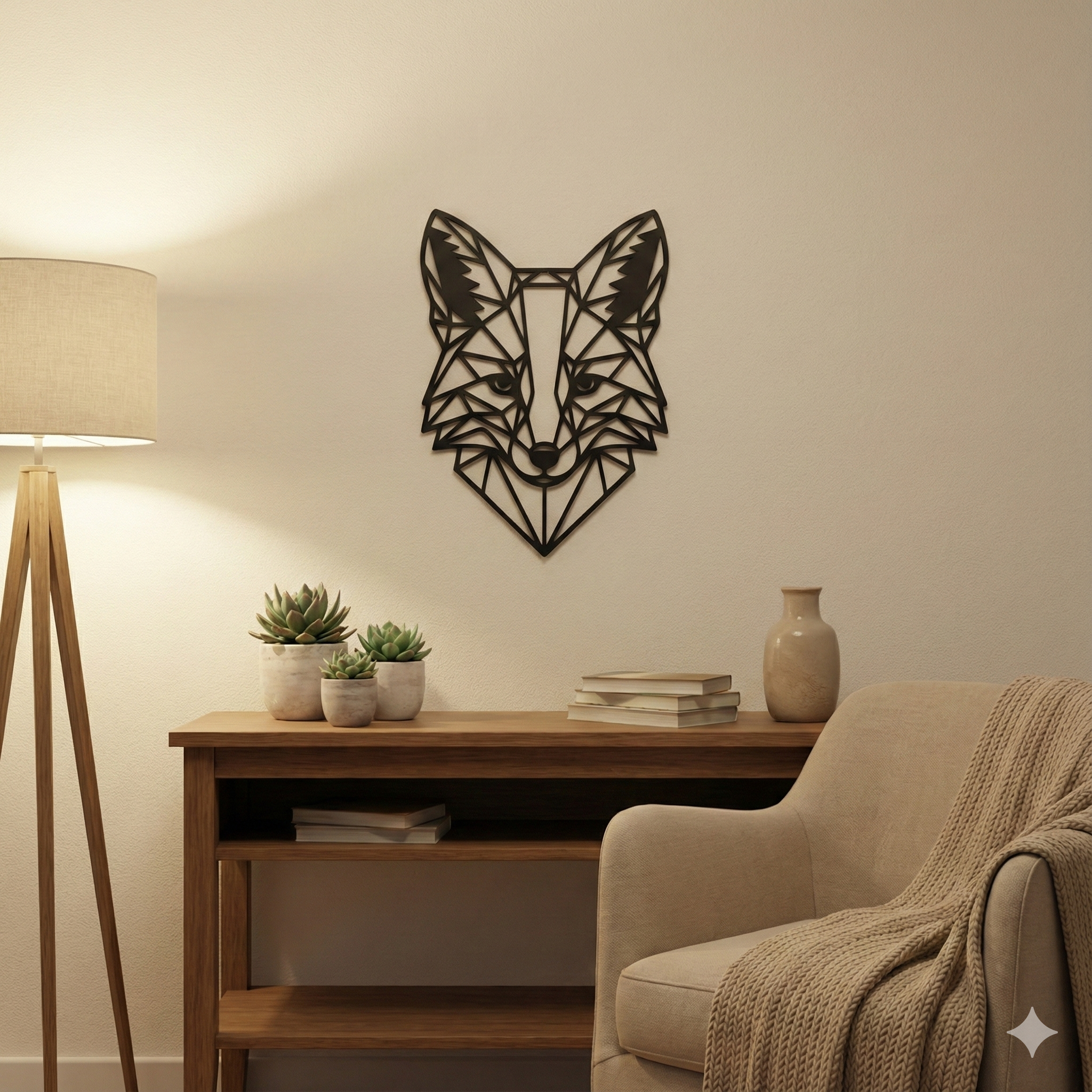 Décoration murale renard